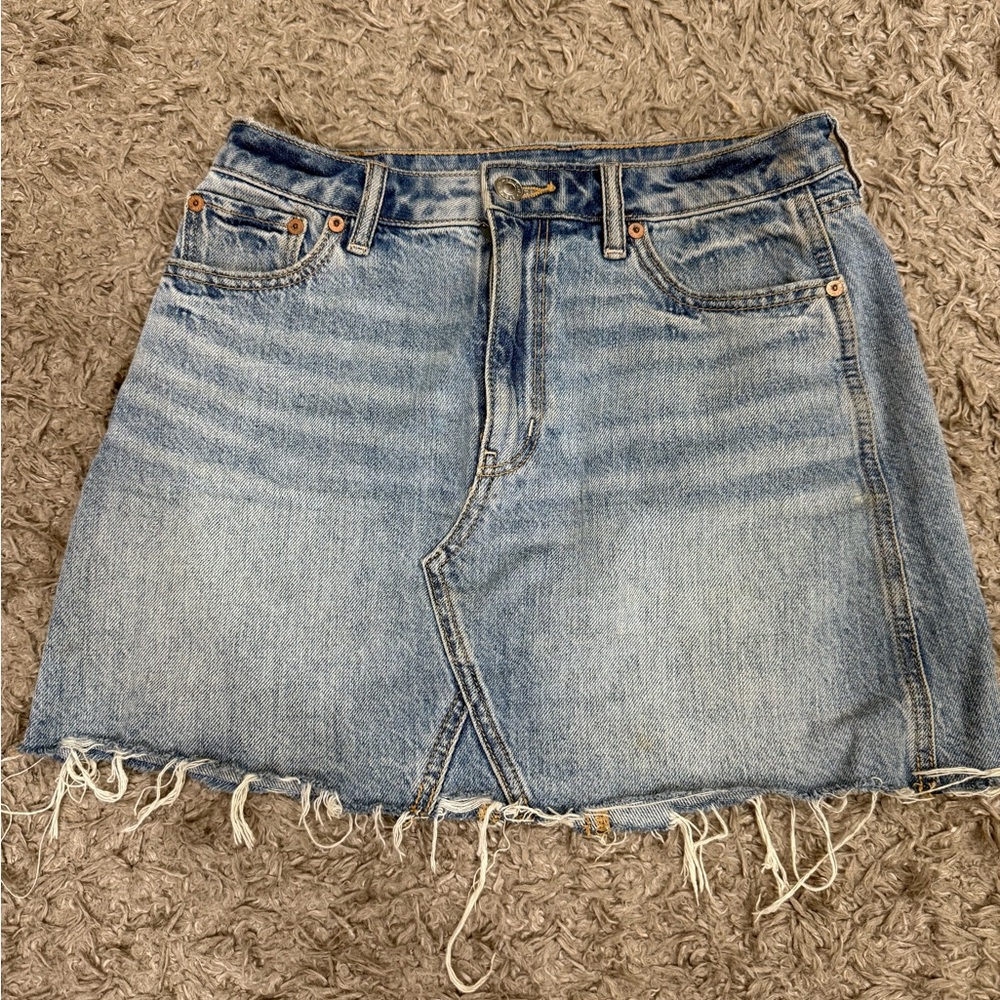 American Eagle denim mini skirt